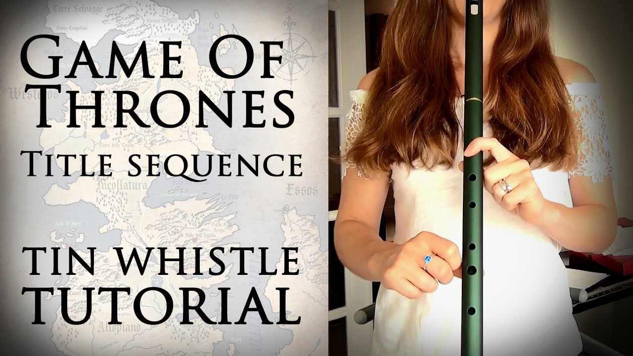 MK Pro Low D Whistle - Game Of Thrones Title Sequence Tin Whistle Tutorial