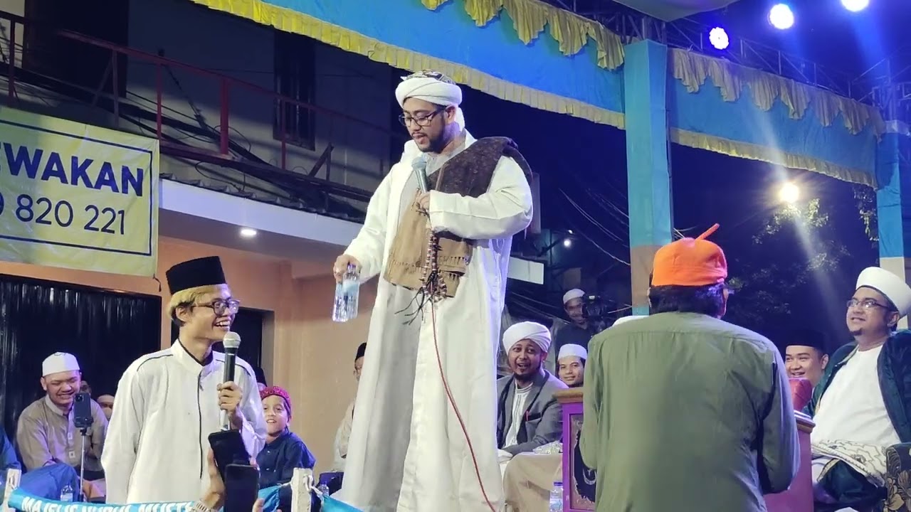 Ketika Sony wakwaw Hadir Di Majelis Nurul Musthofa Sholawatan bareng Khalil Toktok