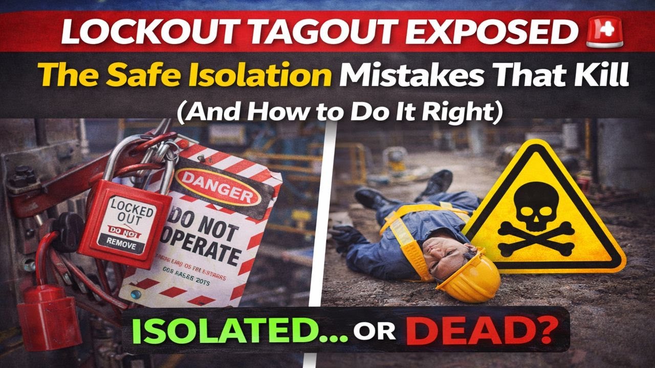 LOCKOUT TAGOUT EXPOSED 🚨The Safe Isolation Mistakes That Kill (And How to Do It Right)