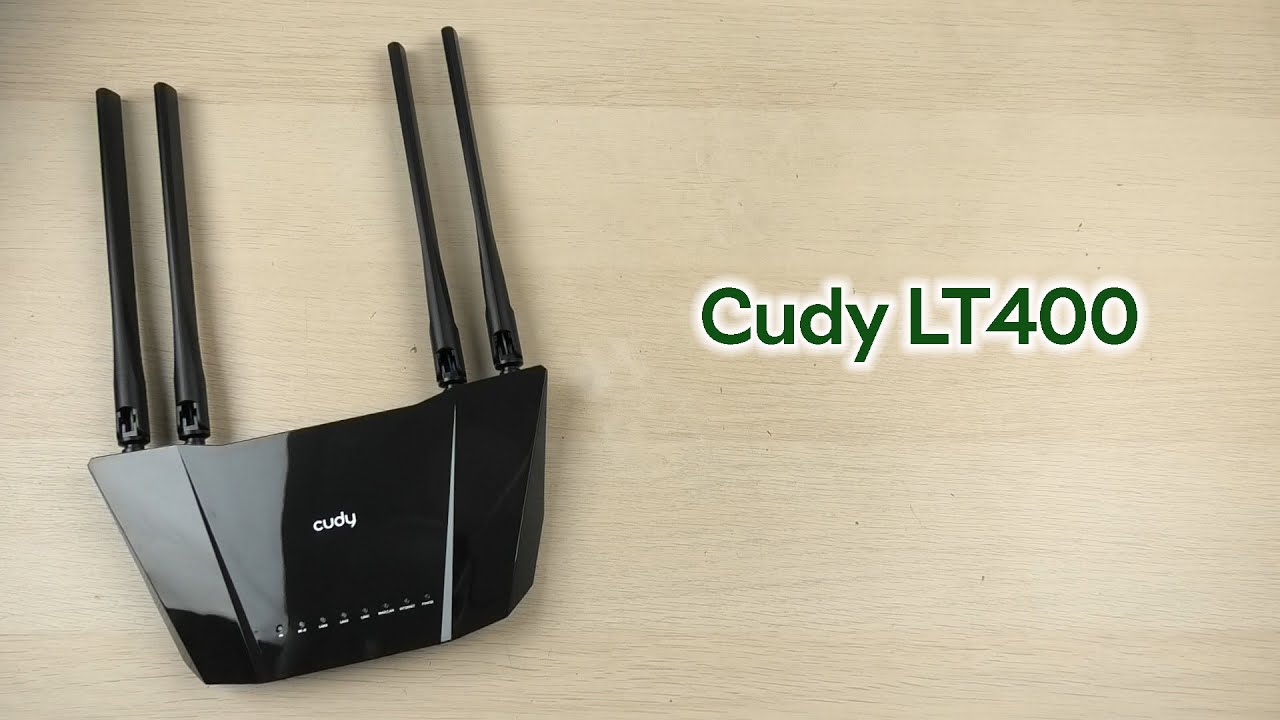 Розпаковка Cudy LT400