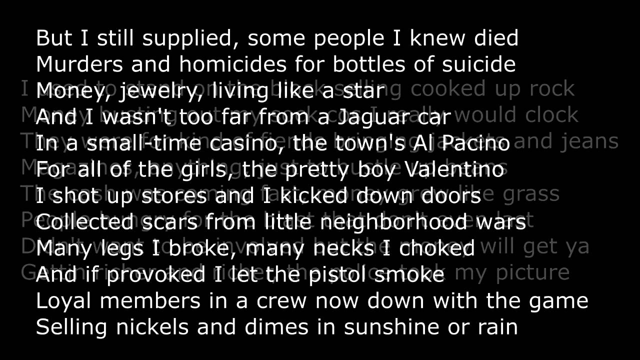 Kool G Rap - Road to the Riches (Lyrics)