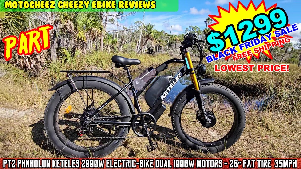 PT2 Best Electric Bike from Amazon? KETELES XF4000 2000w dual drive awd Ebike ride along
