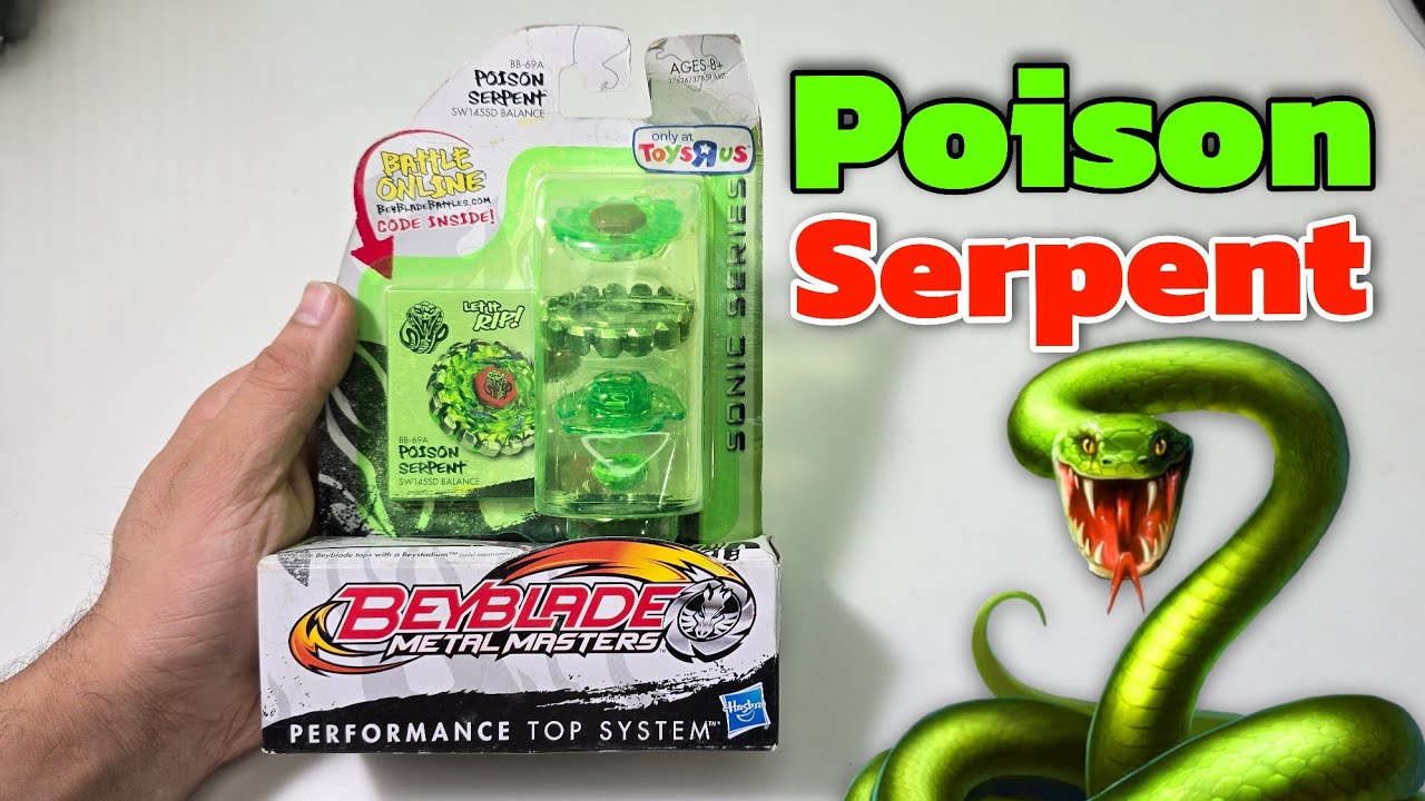 Hasbro Edition Poison Serpent Metal Series Beyblade Unboxing And Review