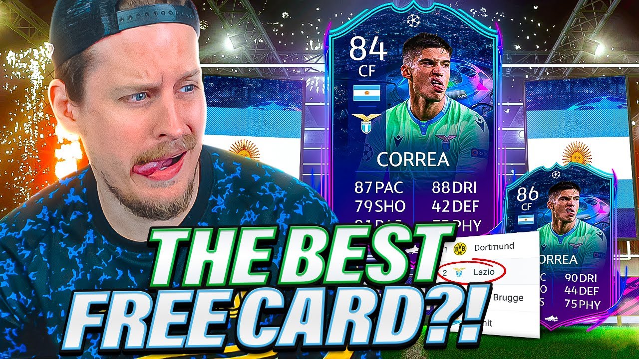 THE BEST FREE CARD?! 84 UCL RTTF CORREA PLAYER REVIEW! FIFA 21 Ultimate Team