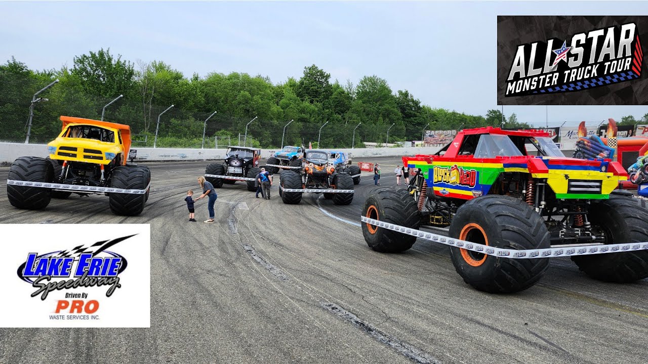 All Star Monster Truck Tour: Lake Erie Speedway 6/13/2025