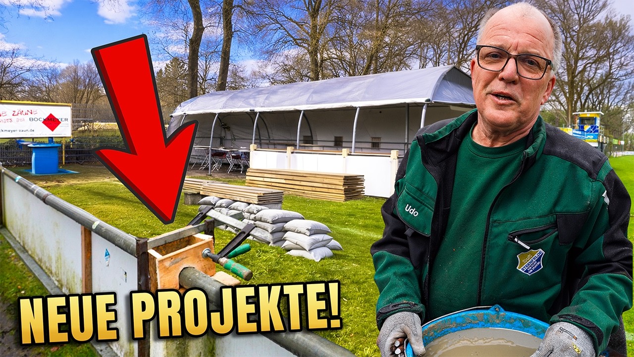 Zwei Bauprojekte im Fu&szlig;ballverein - Platzwart Udo am Limit I Teil 1