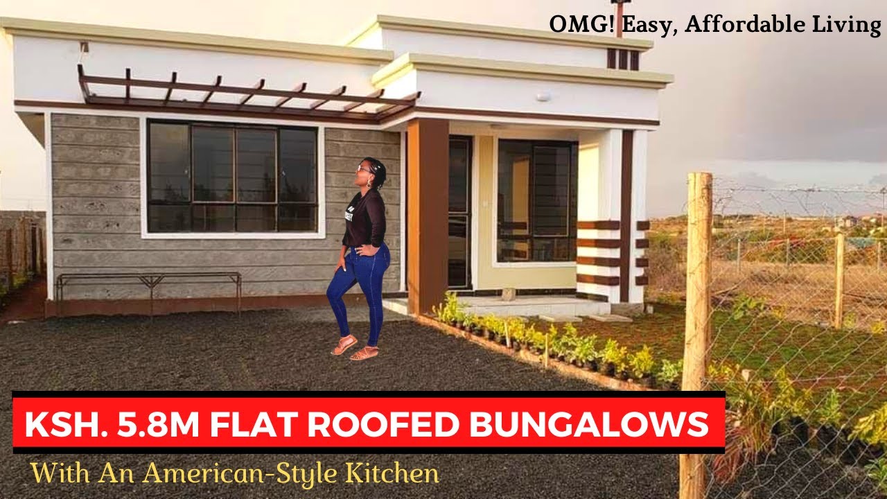 OMG! IMPRESSIVE YET NOT EXPENSIVE FLAT ROOFED BUNGALOWS WITH AN AMERICAN-STYLE KITCHEN ❤💯