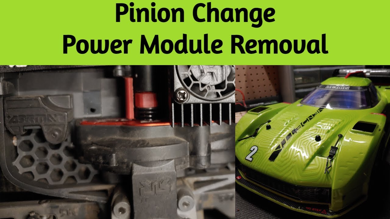 Arrma 3S Pinion Change Tutorial