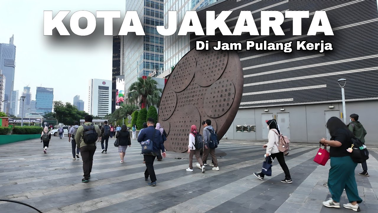 Suasana Jakarta Di Jam Pulang Kerja | Real Life