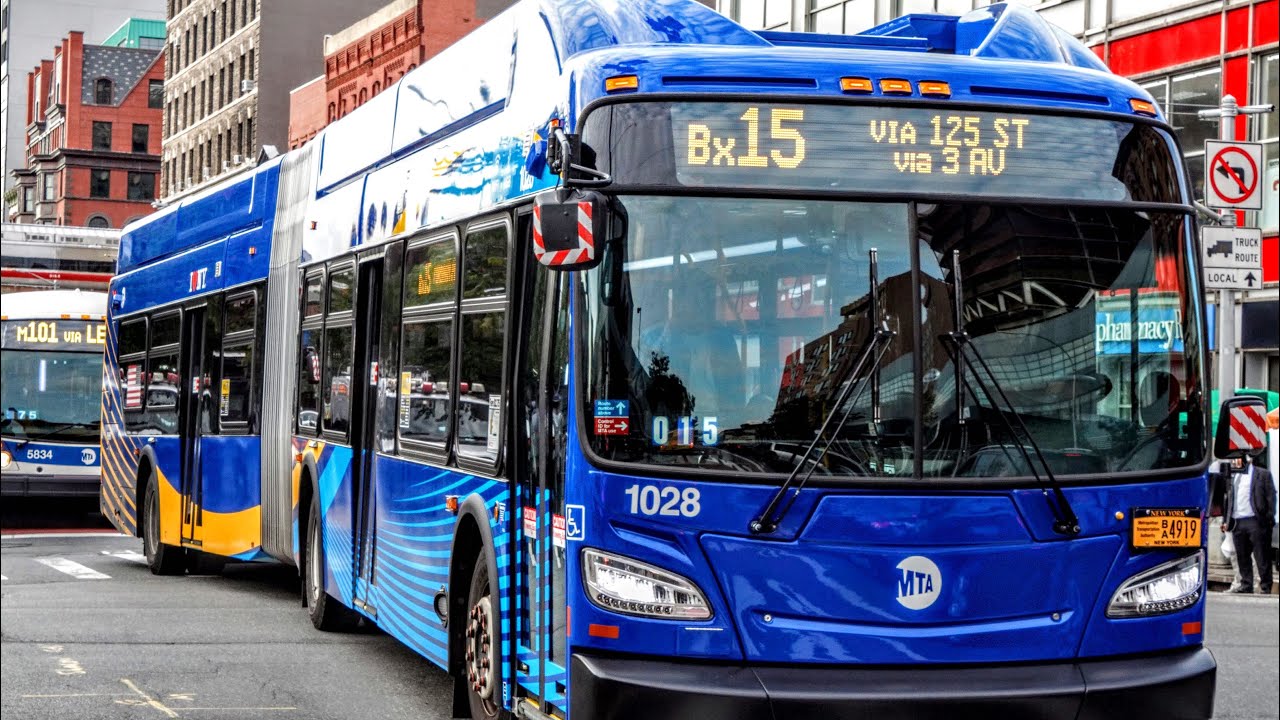 MTA Bus | Bus Action Along 125th Street (125th Street Project Part 1)