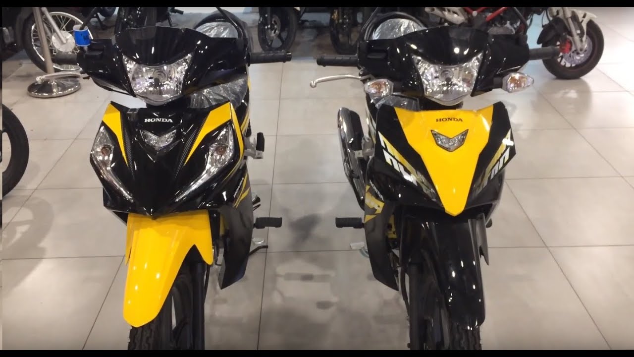 Honda Wave Alpha 110 walkaround (Yellow) - Comparison 2019 & 2020