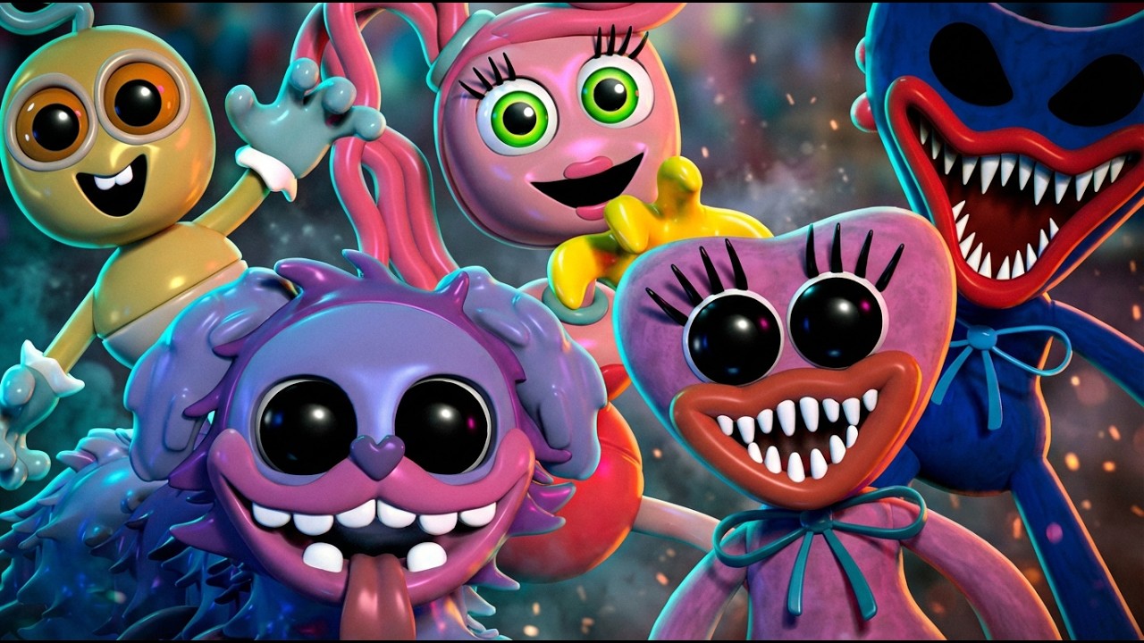 Персонажи Poppy Playtime в стиле FNaF World (стр. 1)
