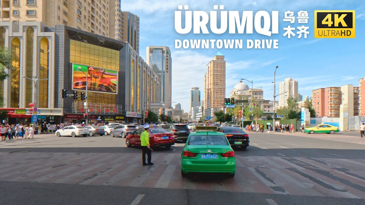 Driving in the largest city in Central Asia - Ürümqi, Xinjiang