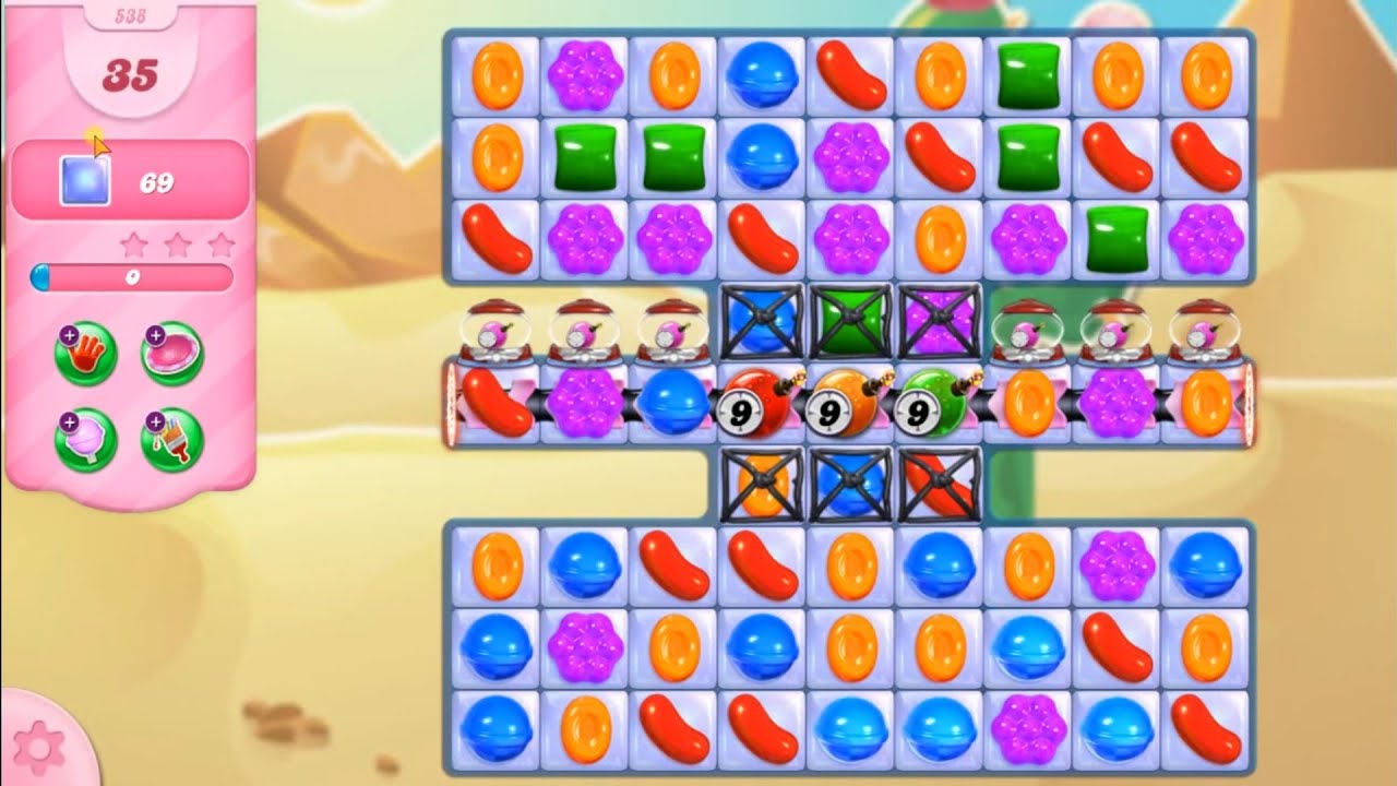 Candy Crush Saga Level 538 NO BOOSTERS