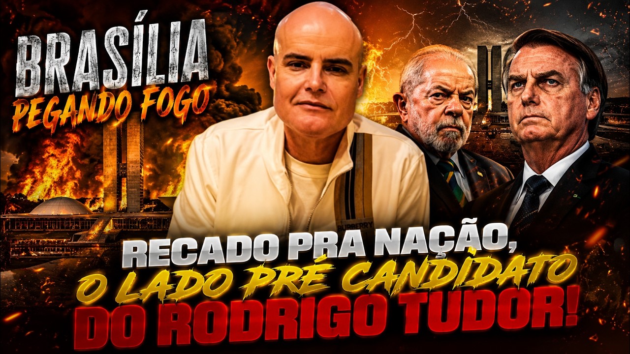 Rodrigo Tudor faz entrevista, fala da pol&iacute;tica e faz grandes revela&ccedil;&otilde;es pro Brasil, pr&eacute; campanha!