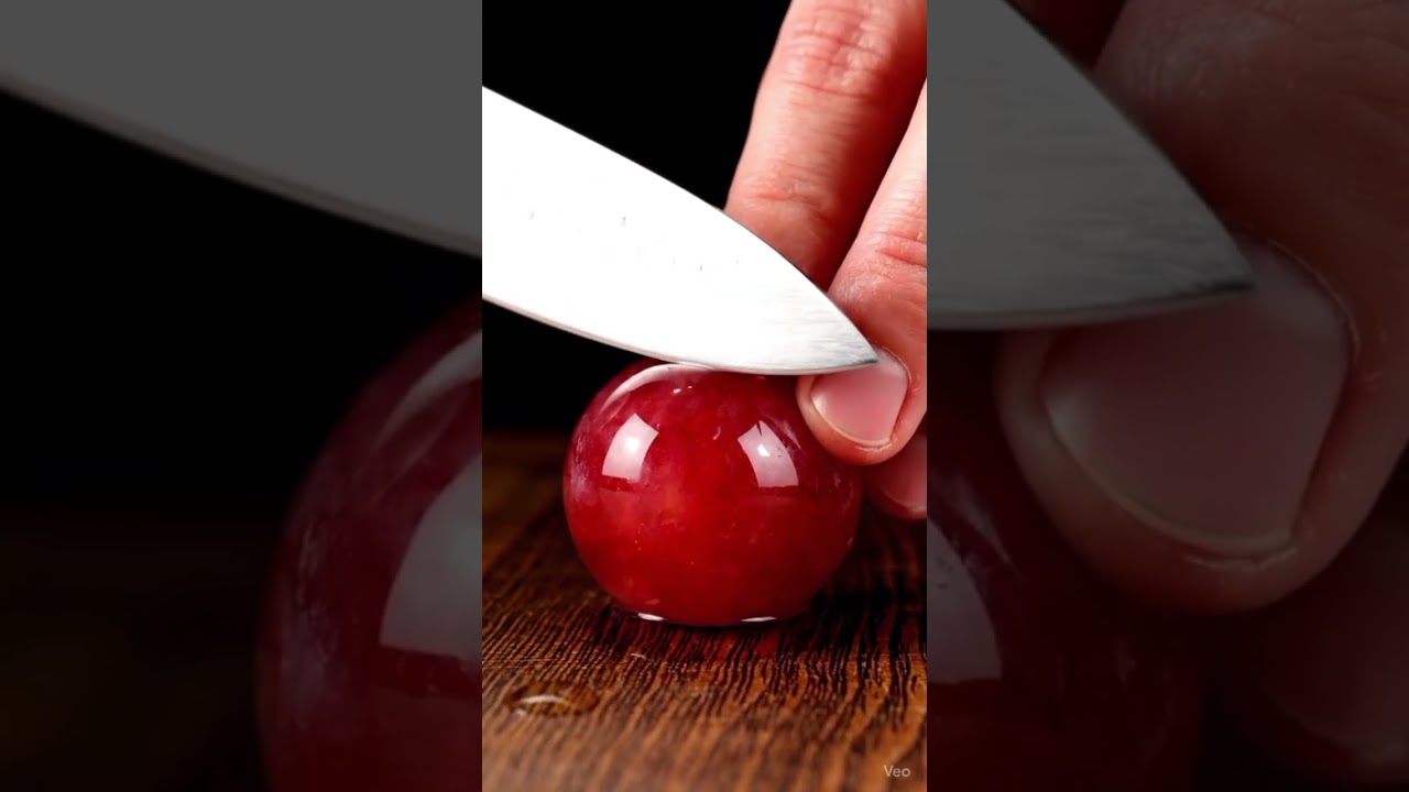 &ldquo;You Won&rsquo;t Believe What&rsquo;s Inside This Grape 🍇😱|Hyper Realistic Slow Motion Fruit Cut Macro Cinematic