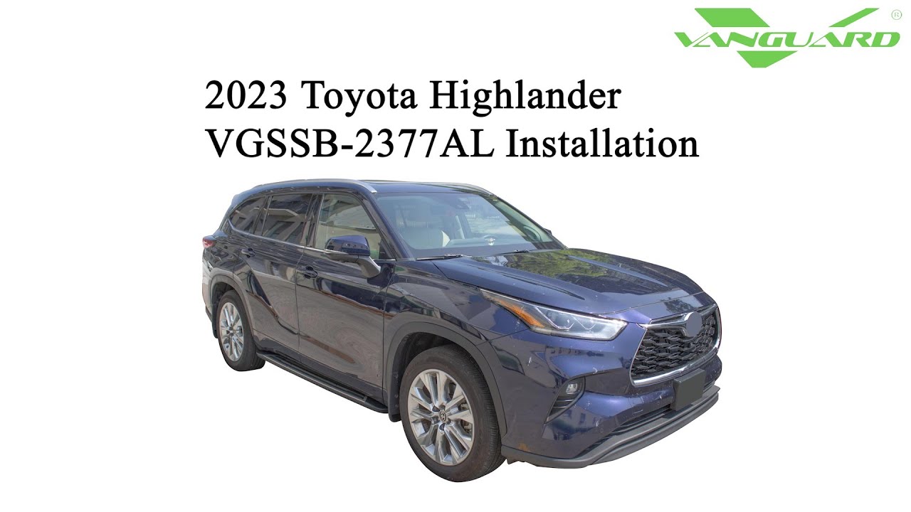 2023 Toyota Highlander Running Board Installation