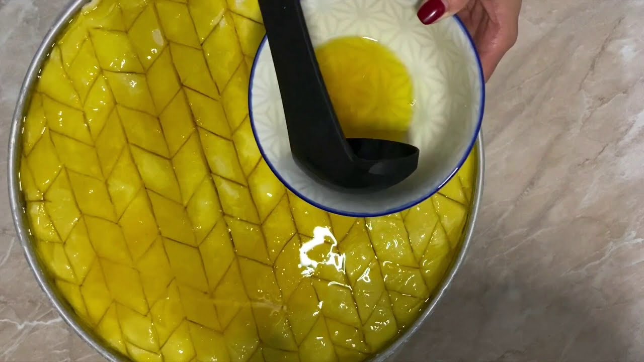Bakllava Tradicionale Turke qe shkrihet ne goje, Sekreti i pjekjes ne pershkrim