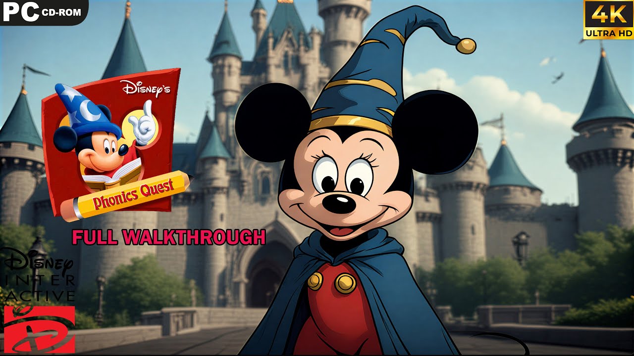 Disney's Phonics Quest [PC] - Full Walkthrough 4K UHD - No Commentary