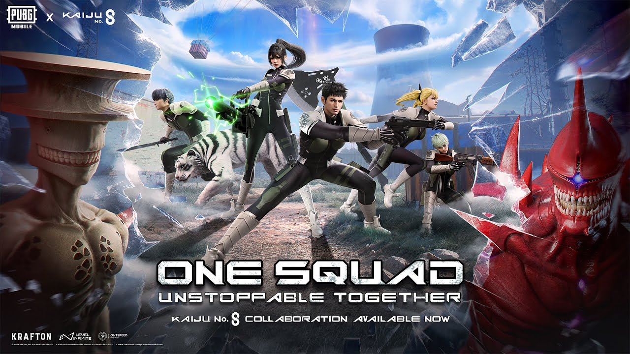 PUBG MOBILE x Kaiju No. 8 Collaboration | Available Until 9/30