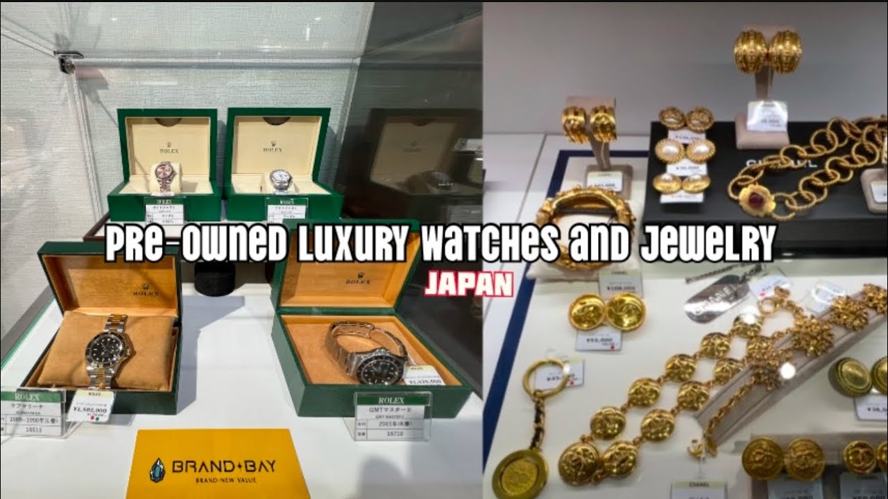 Pre-owned jewelry & Watches Rolex, Cartier and more! | Japan Thrift Store | Brand Bay