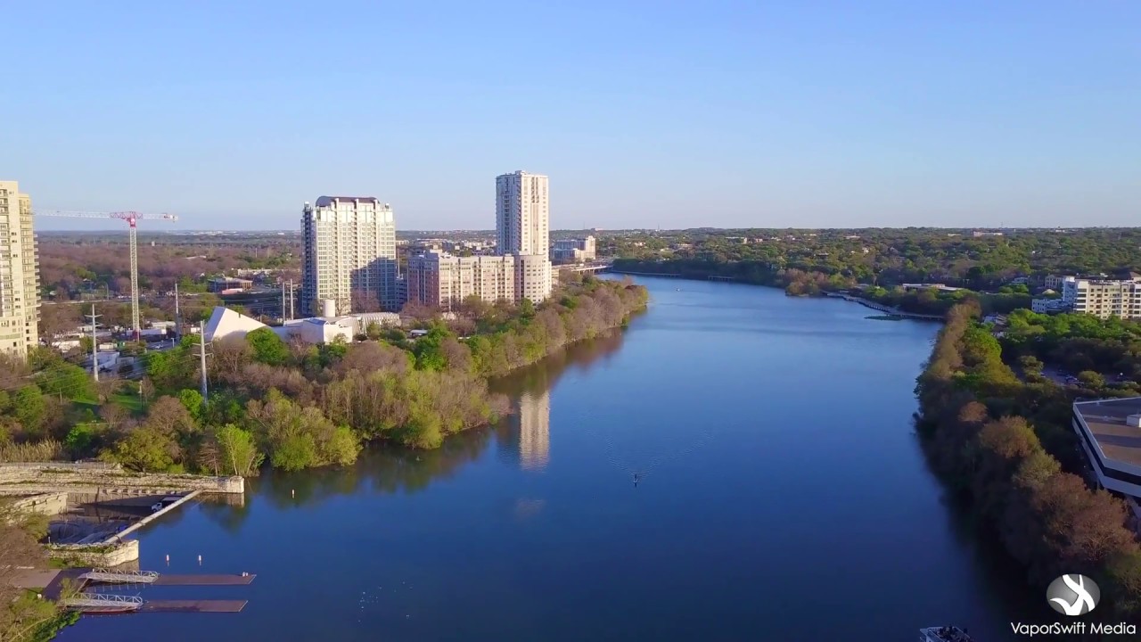 South Congress Bridge During SXSW in 4K - DJI MAVIC PRO