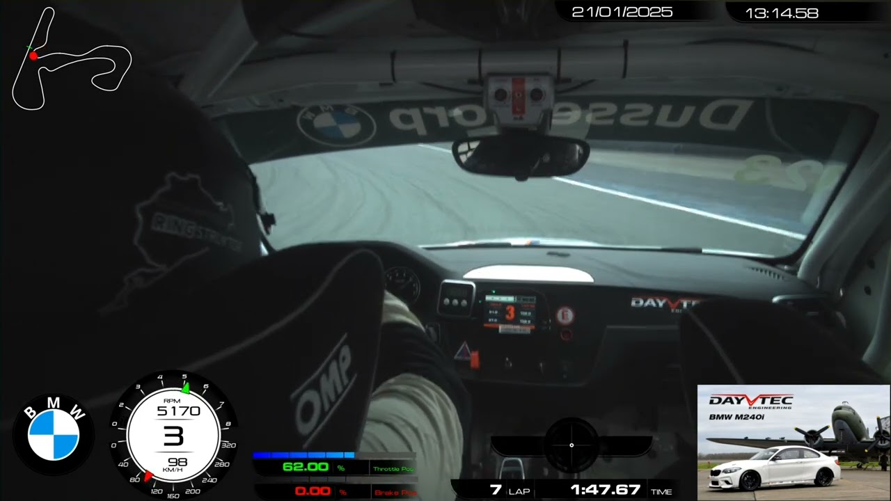 Zandvoort 21-01-2025 testday with DayVtec M240i and Ooms Octane MotorSports