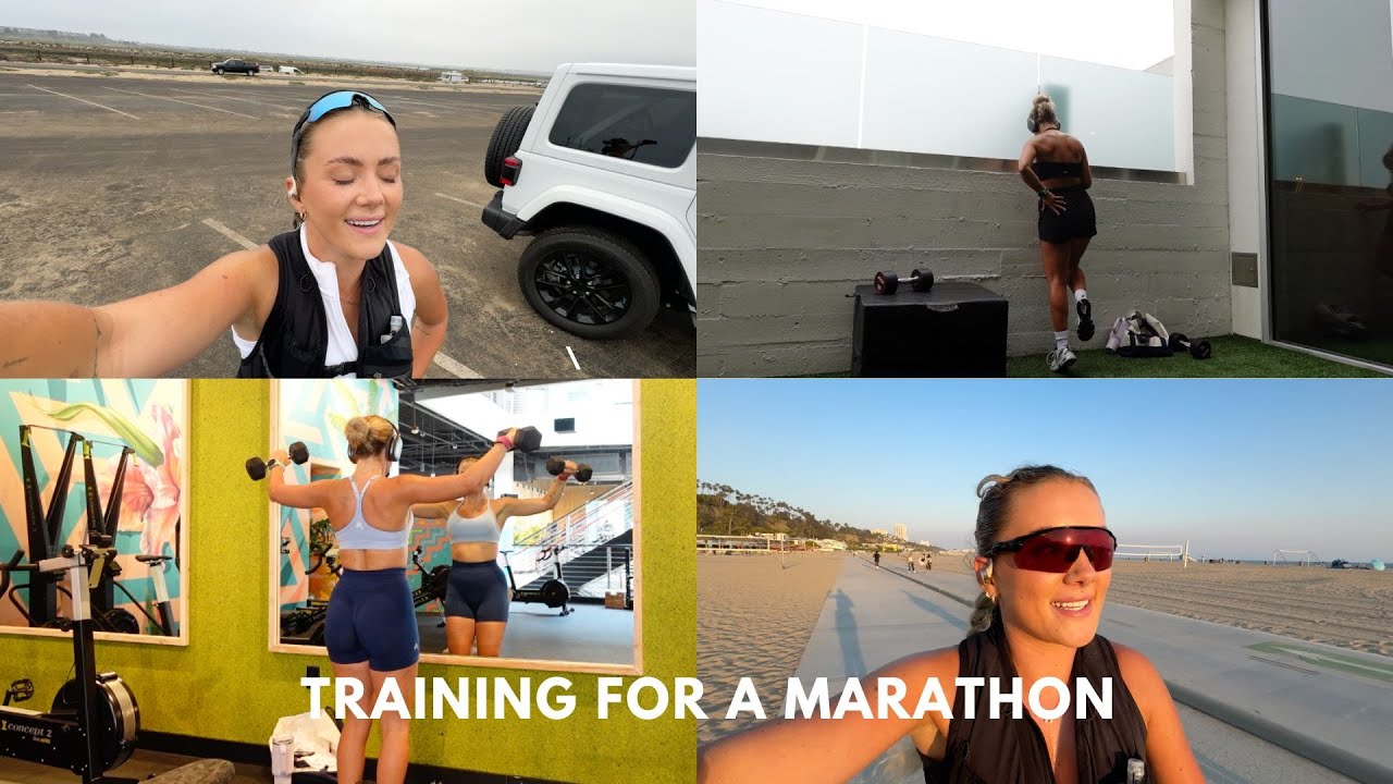 WEEK TWO OF MARATHON TRAINING | 40km run week, longest run in a while and runners strength training