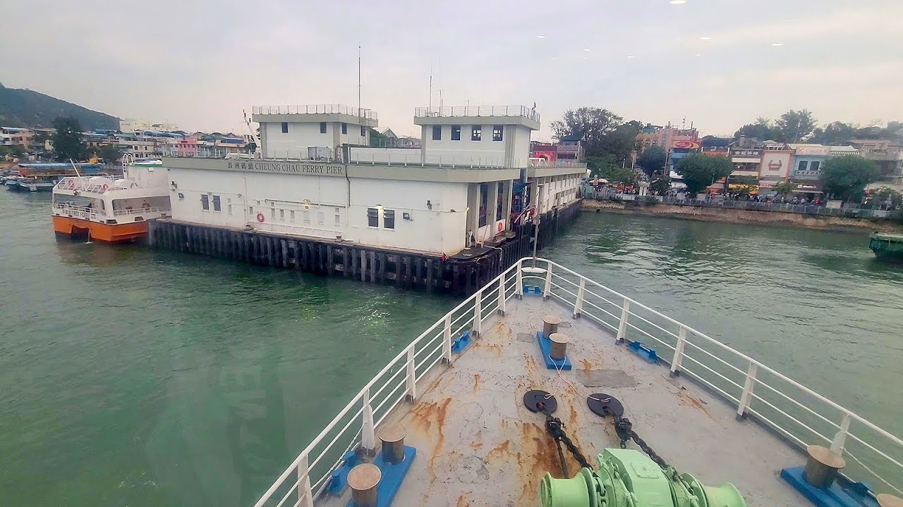[新渡輪 SUN FERRY ]三層船「新光XIN GUANG」長洲碼頭出發.departure from Cheung Chau Ferry Pier.