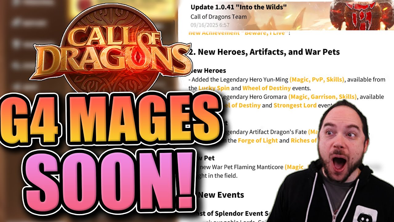 New Double Artifact Season! [G4 mages very soon] Call of Dragons