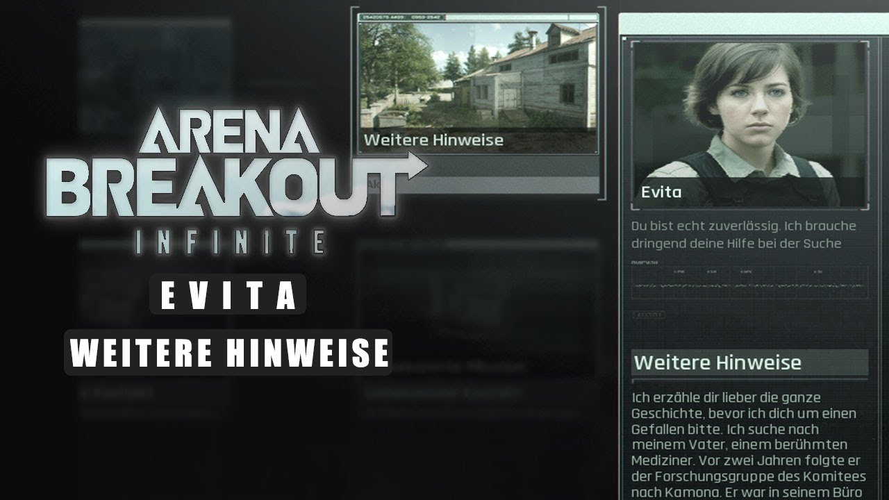 ARENA BREAKOUT: INFINITE I EVITA - WEITERE HINWEISE  I SEASON 1 I GERMAN GAMEPLAY I