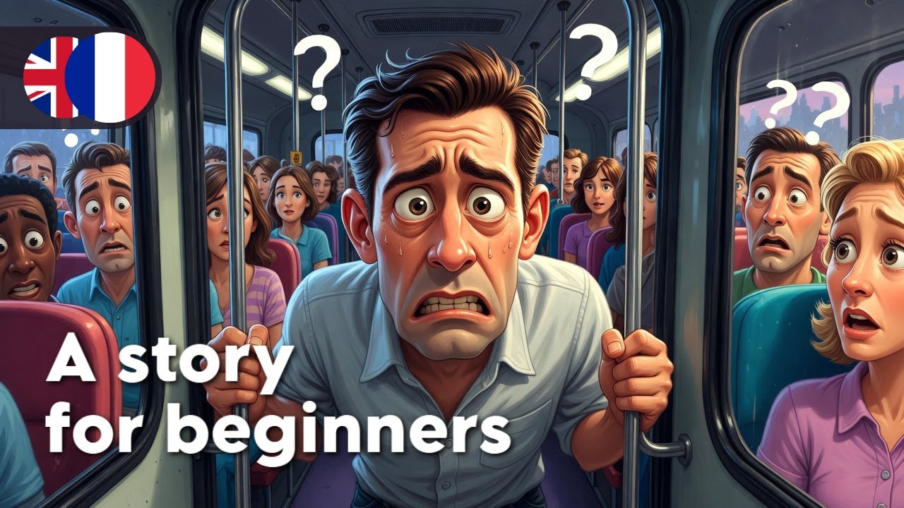 Learn French on the BUS: Daily Commute Story (A1-A2)