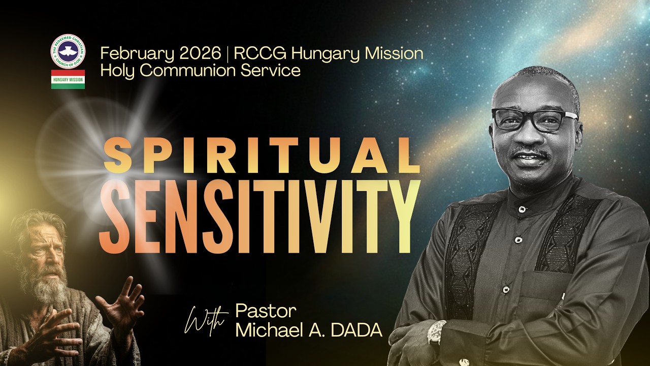 Spiritual Sensitivity -Pastor Michael A. DADA