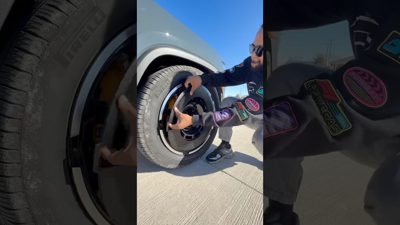 There&rsquo;s a secret under these Rivian wheels 👀