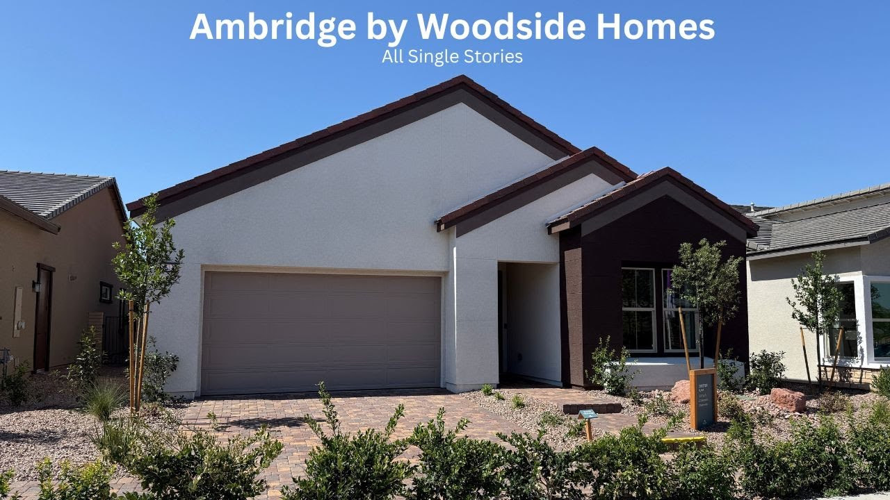 New Single Story Homes For Sale Henderson $481k+ 2-3bd, 2ba, 1,597sf - Ambridge by Woodside Homes