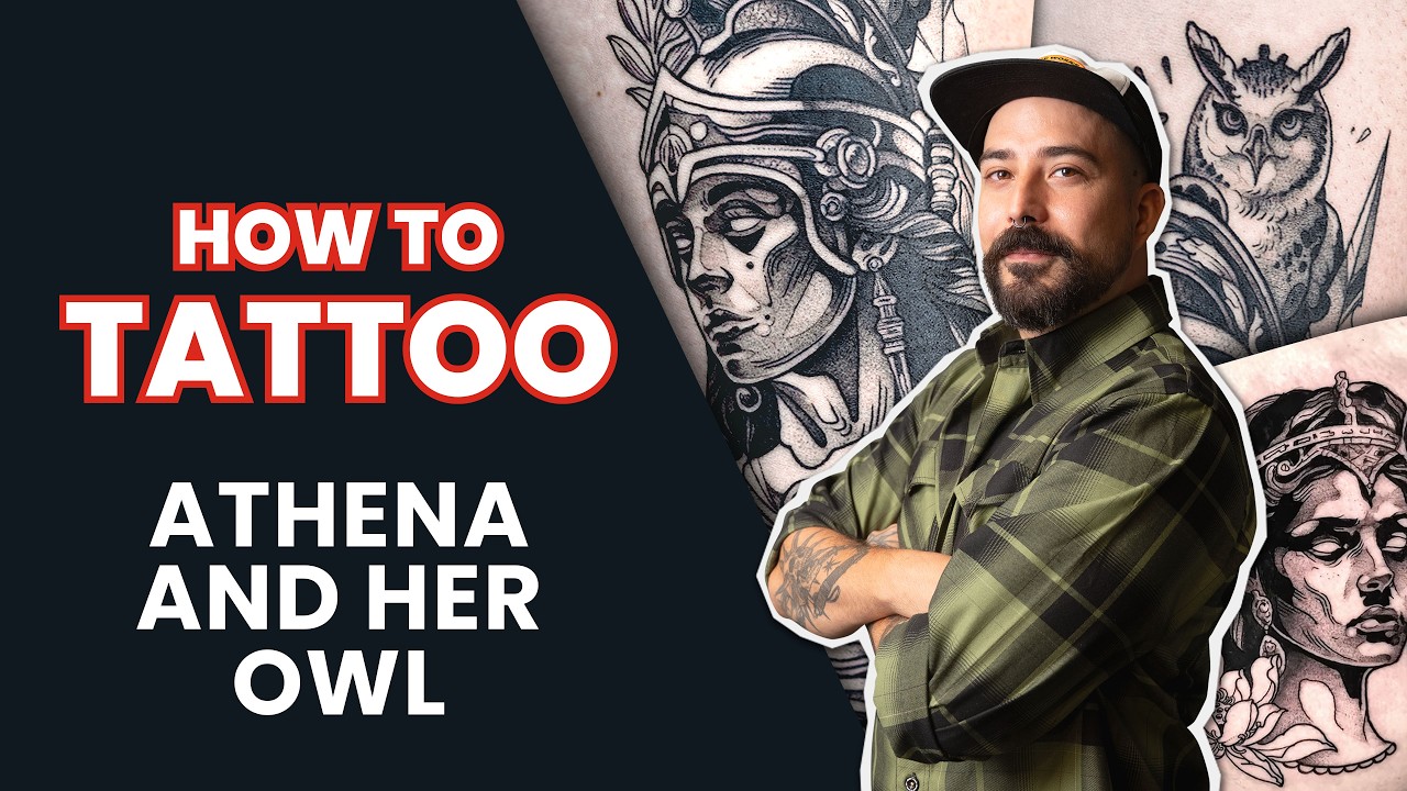 How to Tattoo Blackwork with Adrian Delargue | Tattoo Tutorial