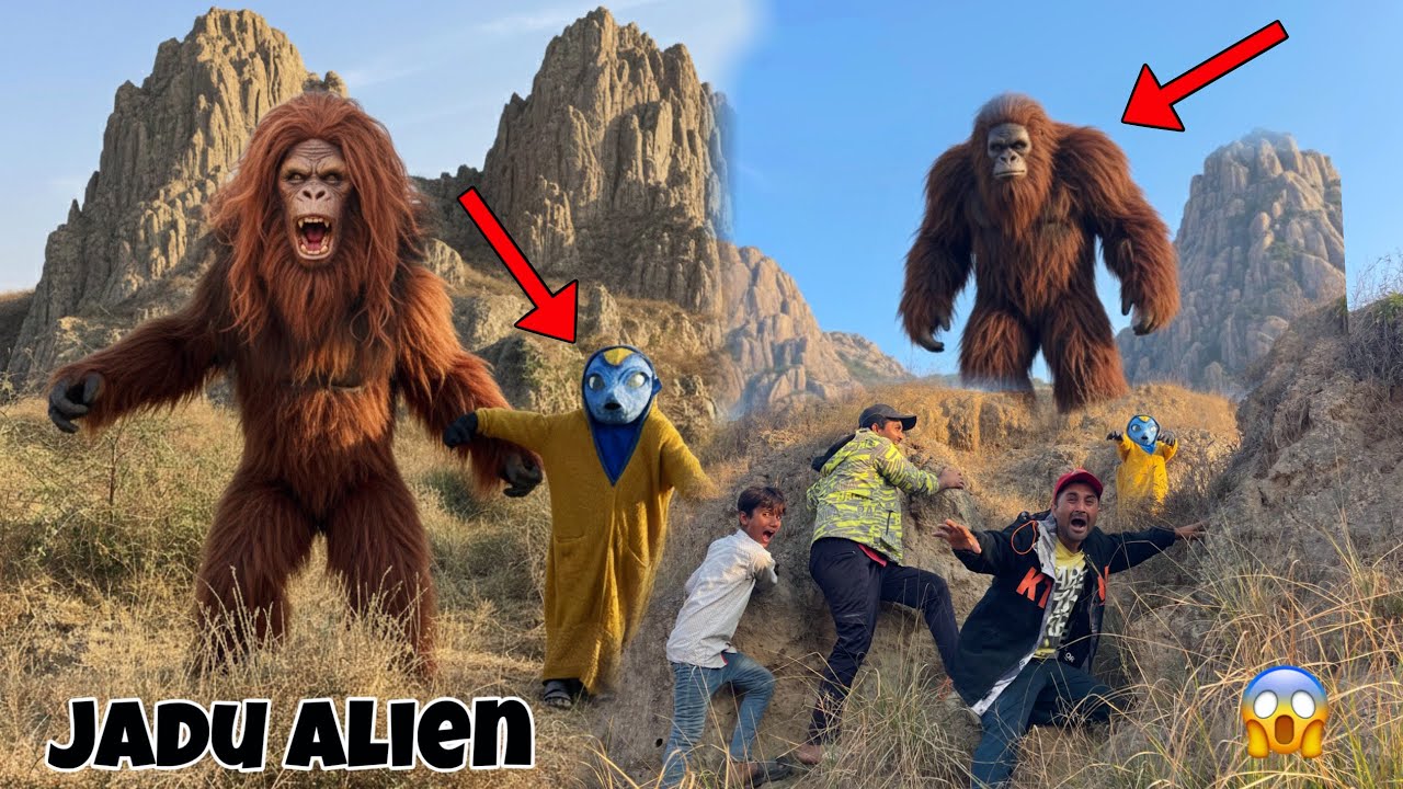 BIGFOOT Jadu Alien Ko Pahaaron Mein Le Gya🦍😱