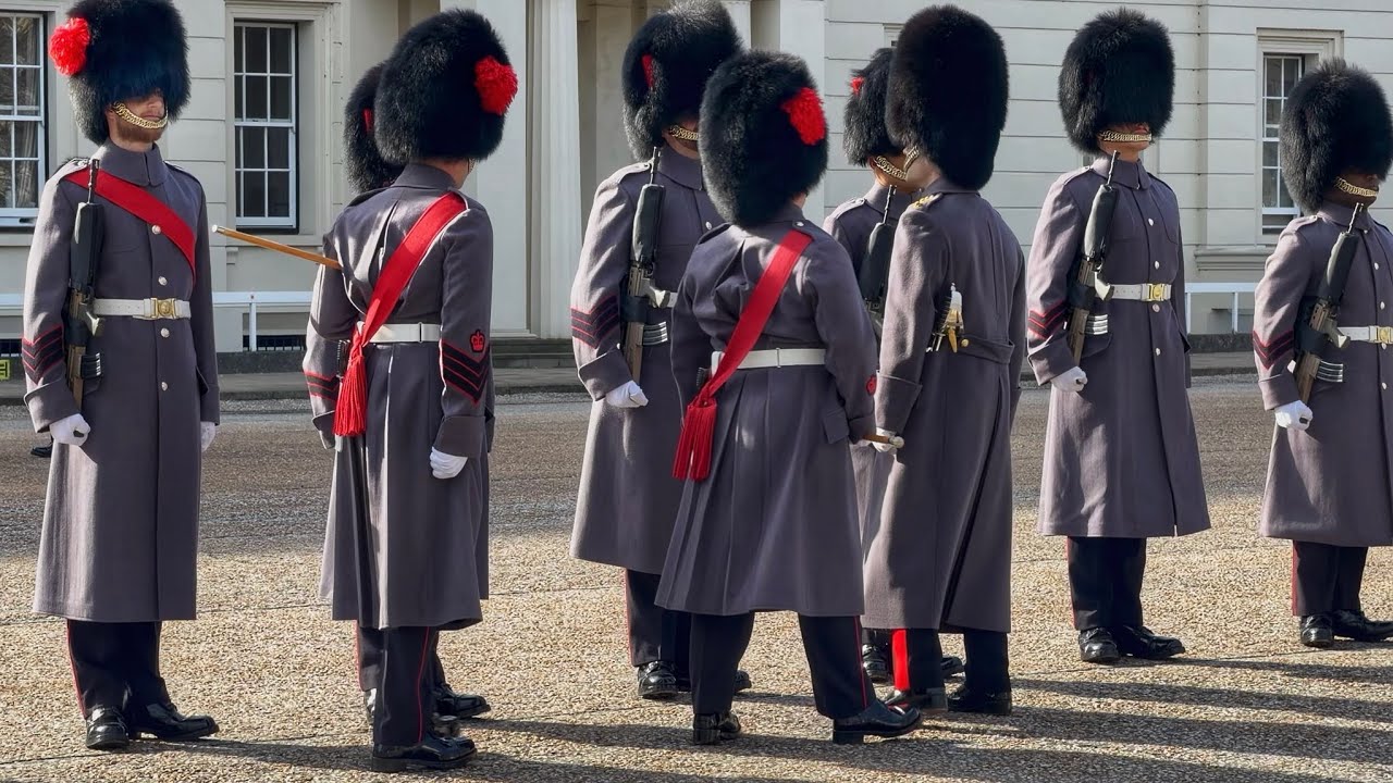 Coldstream Guards Under Inspection Before Changing of the Guard | Wellington Barracks 🇬🇧