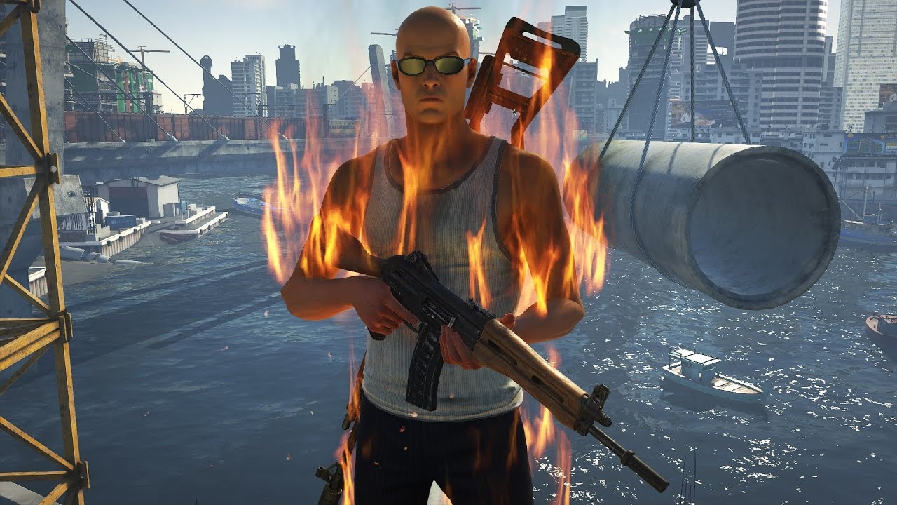 HITMAN 2 Mumbai Fire Suit Kill Everyone