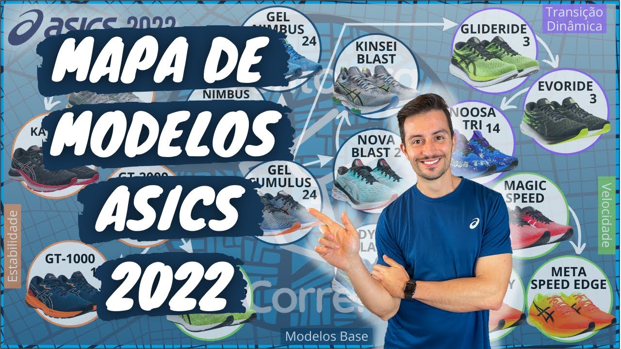 Como escolher um tênis para corrida ASICS em 2022: saiba diferenciar cada modelo!