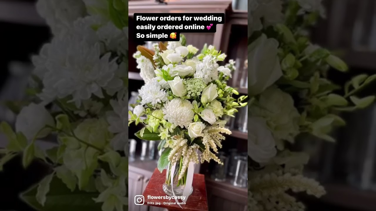 Wedding flowers you can order online at www.flowersbycassy.au