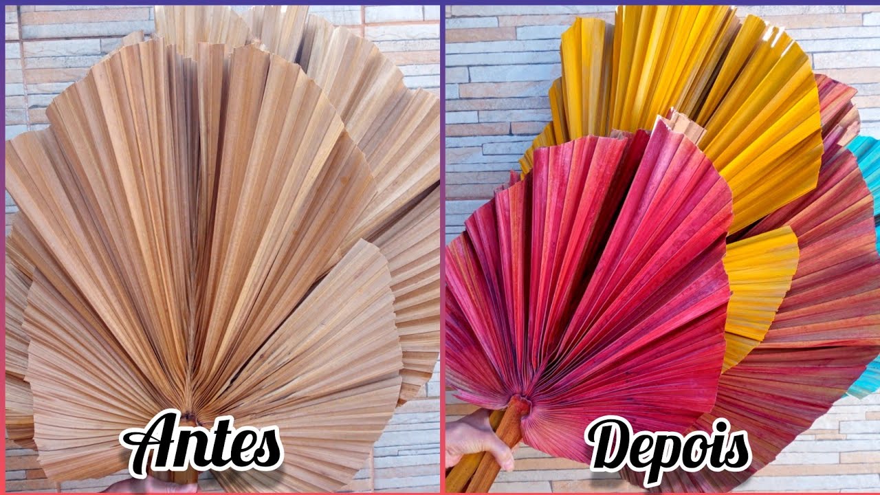 Como preparar folhagens secas para a pintura