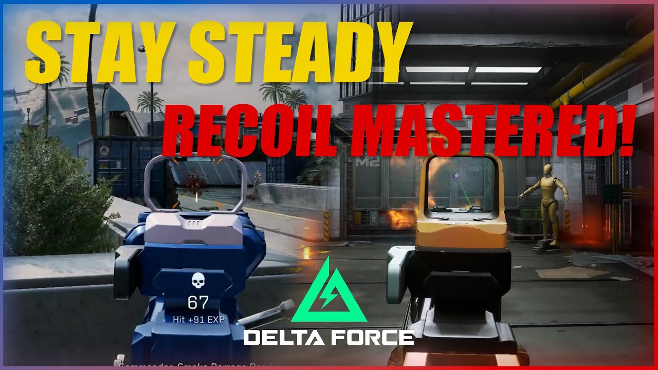 Hands shaky? No worries, Delta Force recoil tips will save your aim 😂🔥