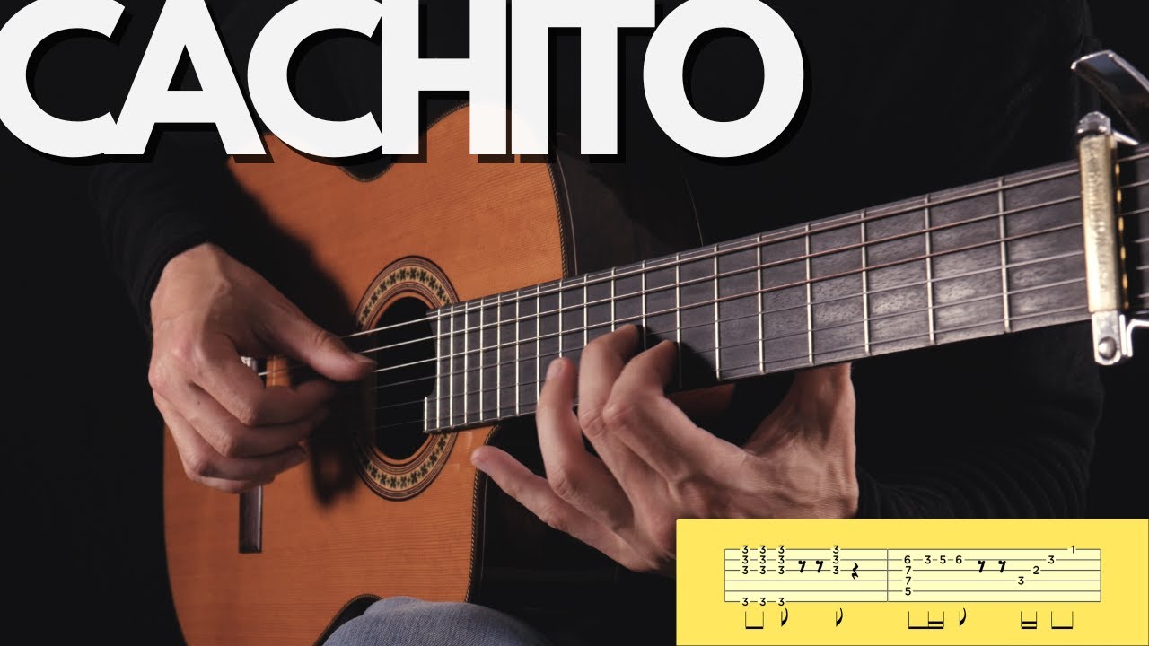 NAT KING COLE on a classical guitar // CACHITO + tab