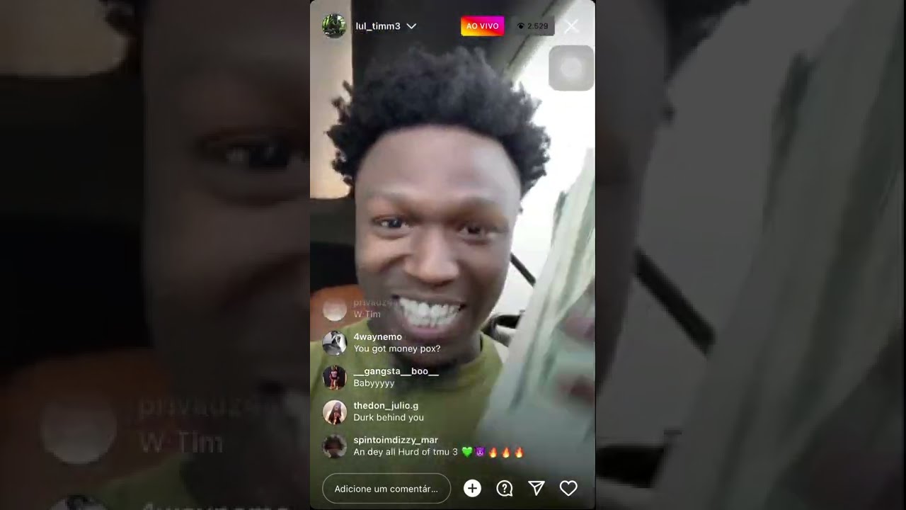 Lul Tim Listening to NBA Youngboy on instagram live #nbayoungboy #lildurk #otf #kingvon #quandorondo