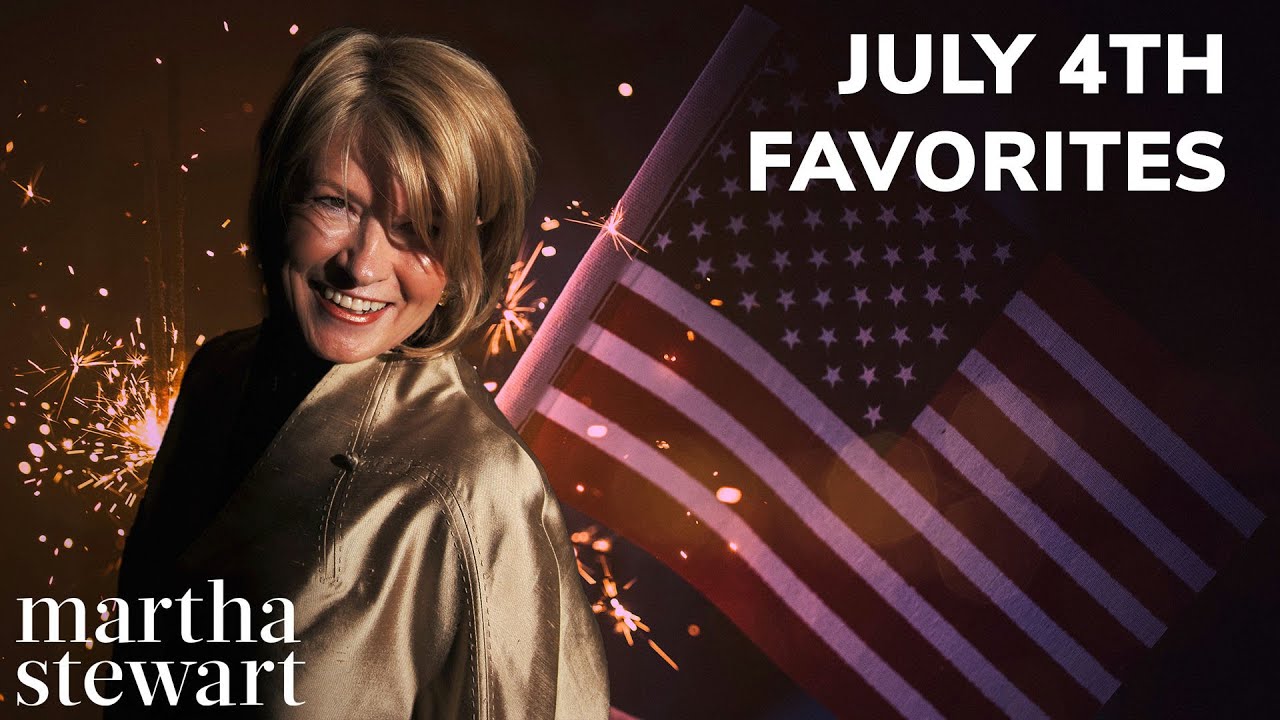 Martha Stewart's July 4th Favorites | Flag Cookies, Cupcakes, and Decorations