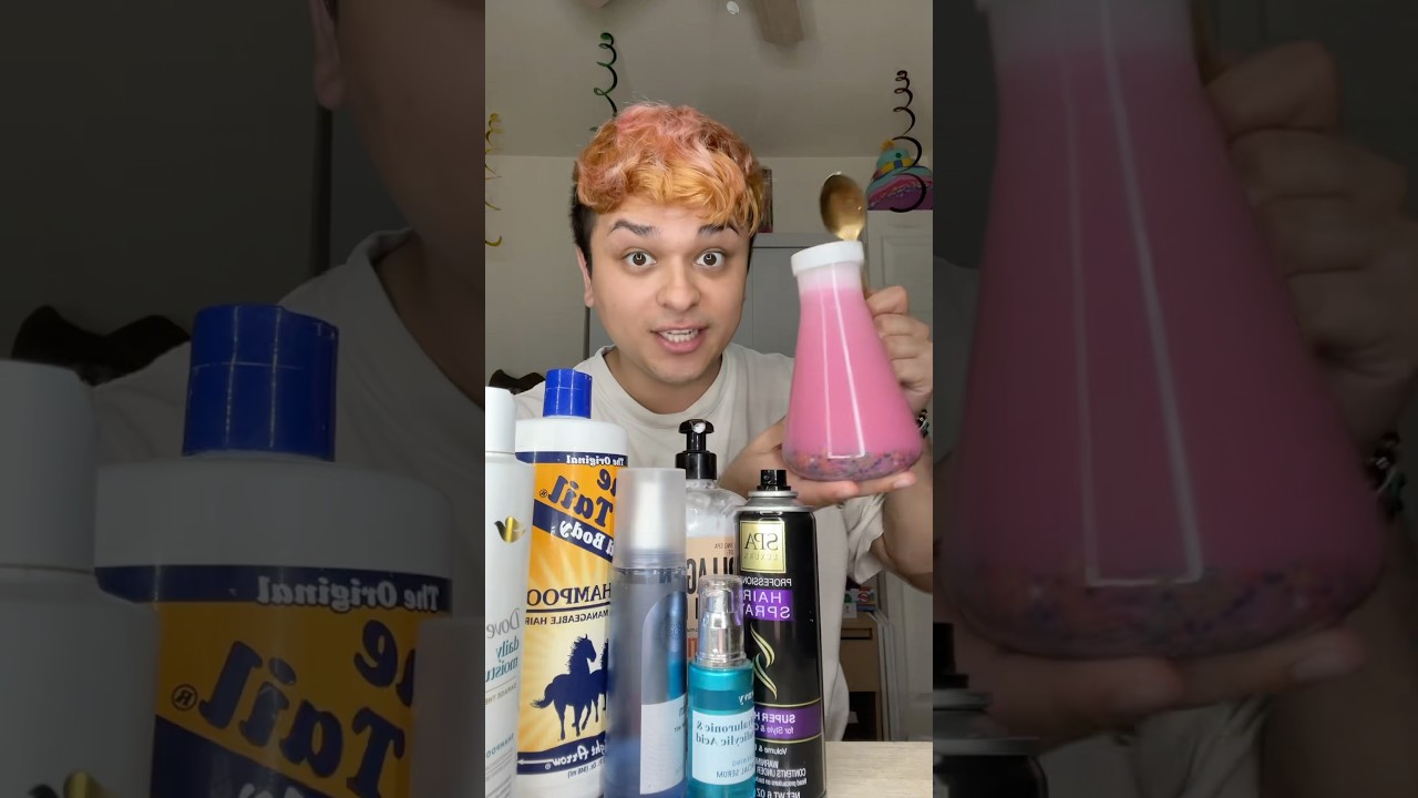 Let&rsquo;s make a bathroom/shampoo potion! 🧪 #potion #diy #satisfying