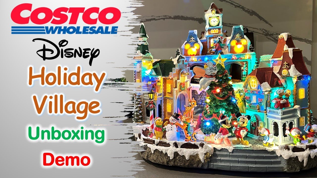 Costco Disney Animated Holiday Village | Unboxing | Demo
