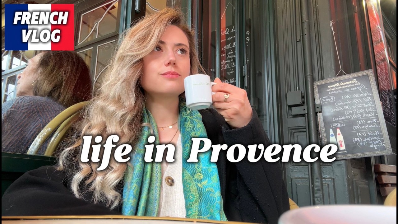 A Winter Day in Provence 🇫🇷 | French Vlog – Slow Living, Books & Madeleines