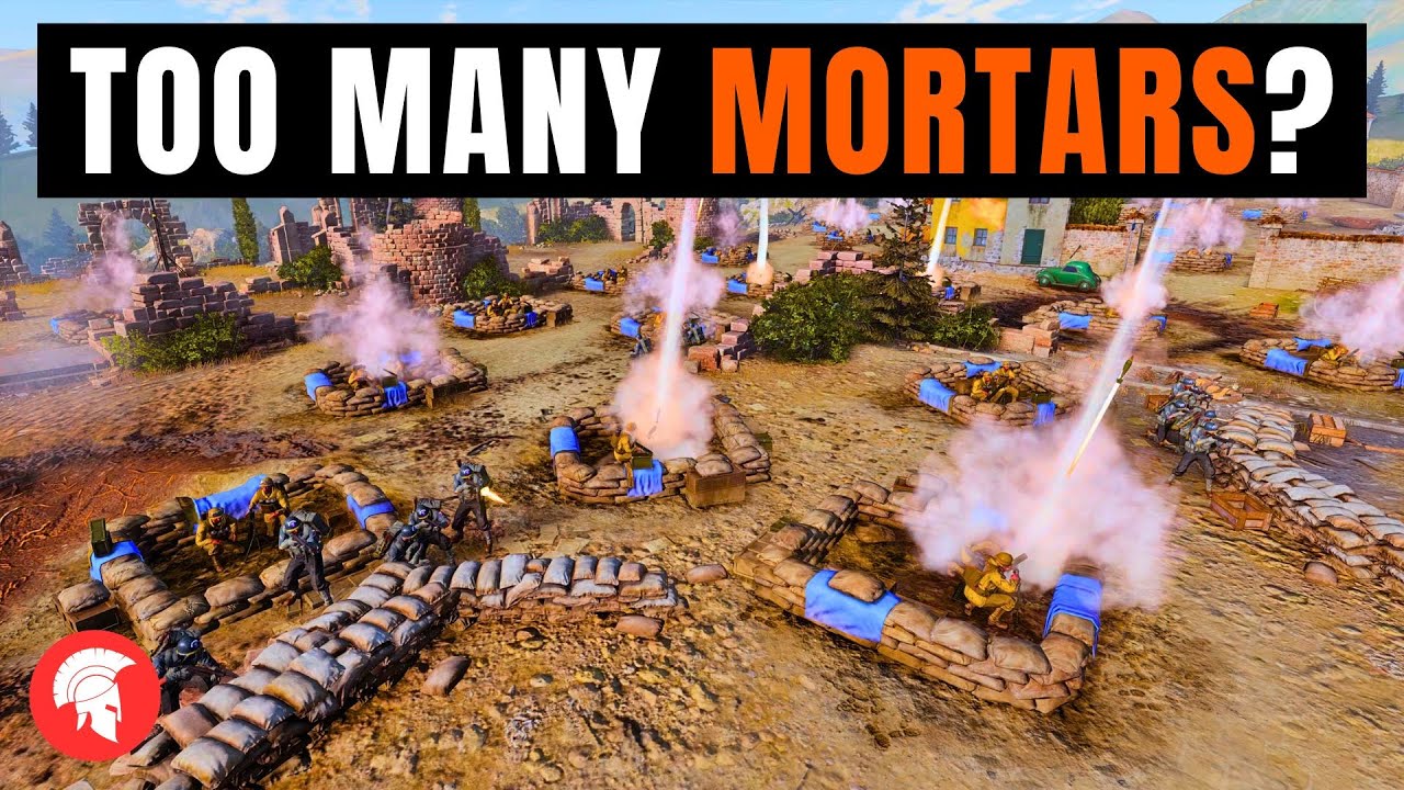 TOO MANY MORTARS? - Company of Heroes 3 - US Forces Gameplay - 3vs3 Multiplayer - No Commentary